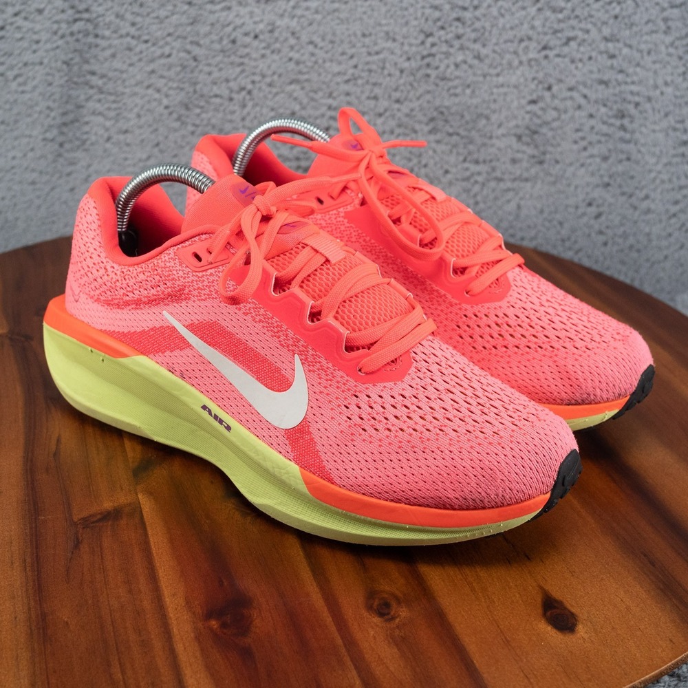 Nike Winflo 11 Shoes Womens Size 10 Pink Volt Air Running Sneakers FJ9510-600
